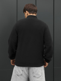 Olimpijka Staff zip black fleece