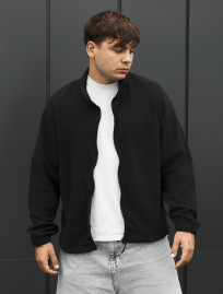 Olimpijka Staff zip black fleece