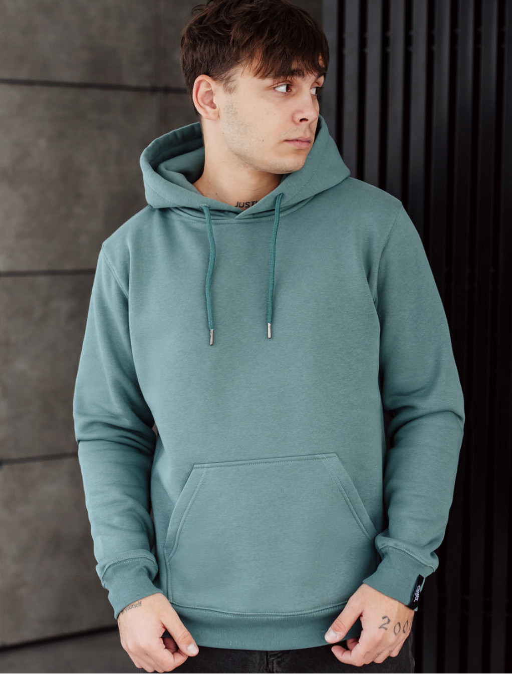 Bluza Staff turquoise basic fleece