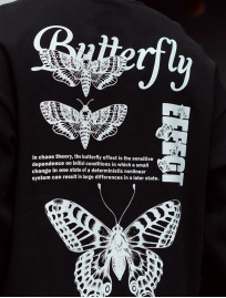 Bluza Staff butterfly oversize fleece