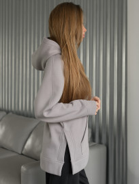 Bluza Staff gray oversize fleece