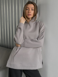 Bluza Staff gray oversize fleece