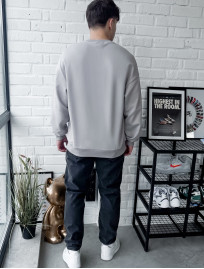 Bluza Staff s light gray oversize