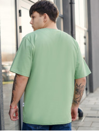 Koszulka Staff light green oversize