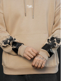 Bluza Staff x Husll not a joke oversize fleece