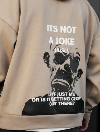 Bluza Staff x Husll not a joke oversize fleece