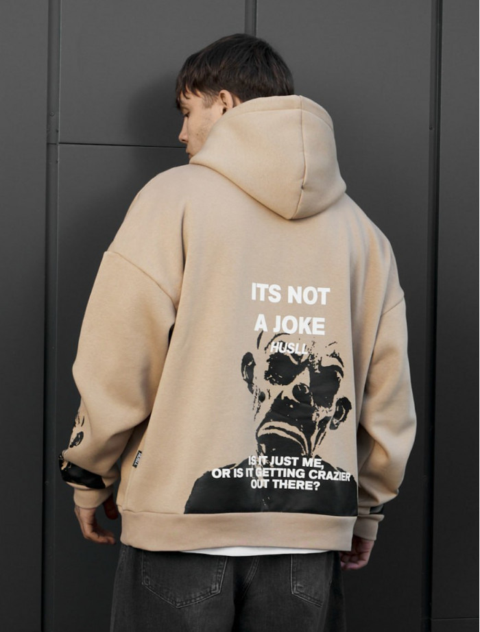 Bluza Staff x Husll not a joke oversize fleece