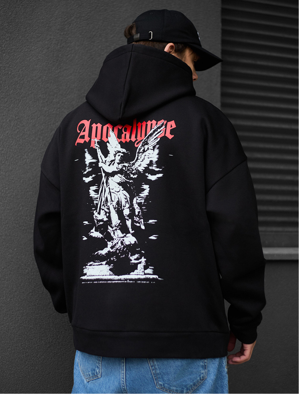 Bluza z kapturem Staff apocalypse oversize fleece