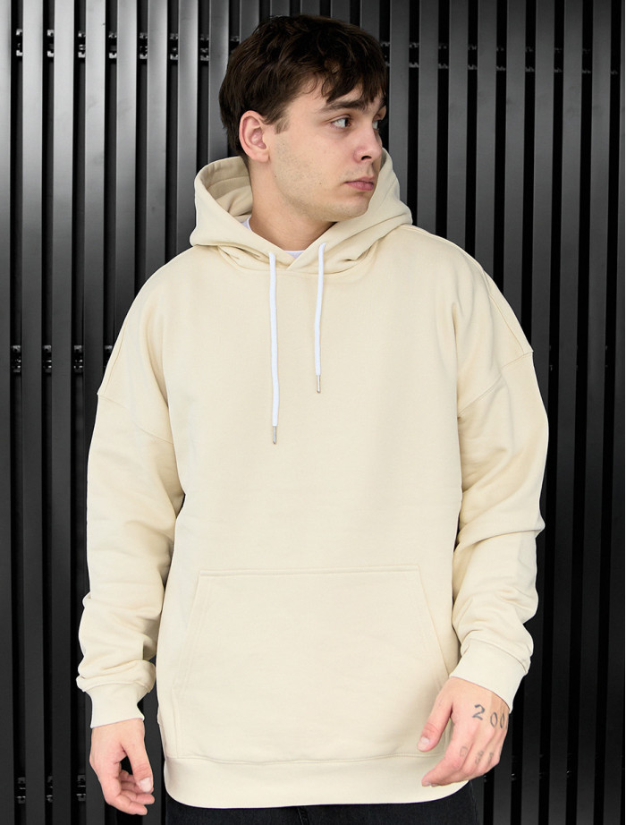Bluza z kapturem Staff milk oversize