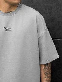 Koszulka Staff gray logo oversize