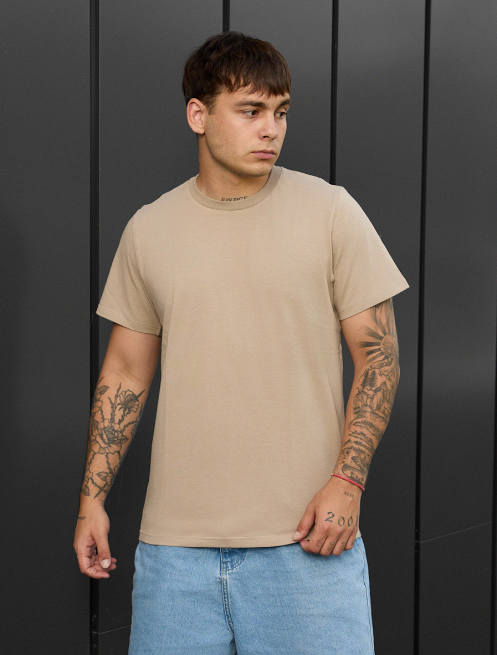Koszulka Staff light brown basic