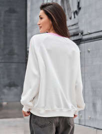 Bluza Staff freedom white oversize