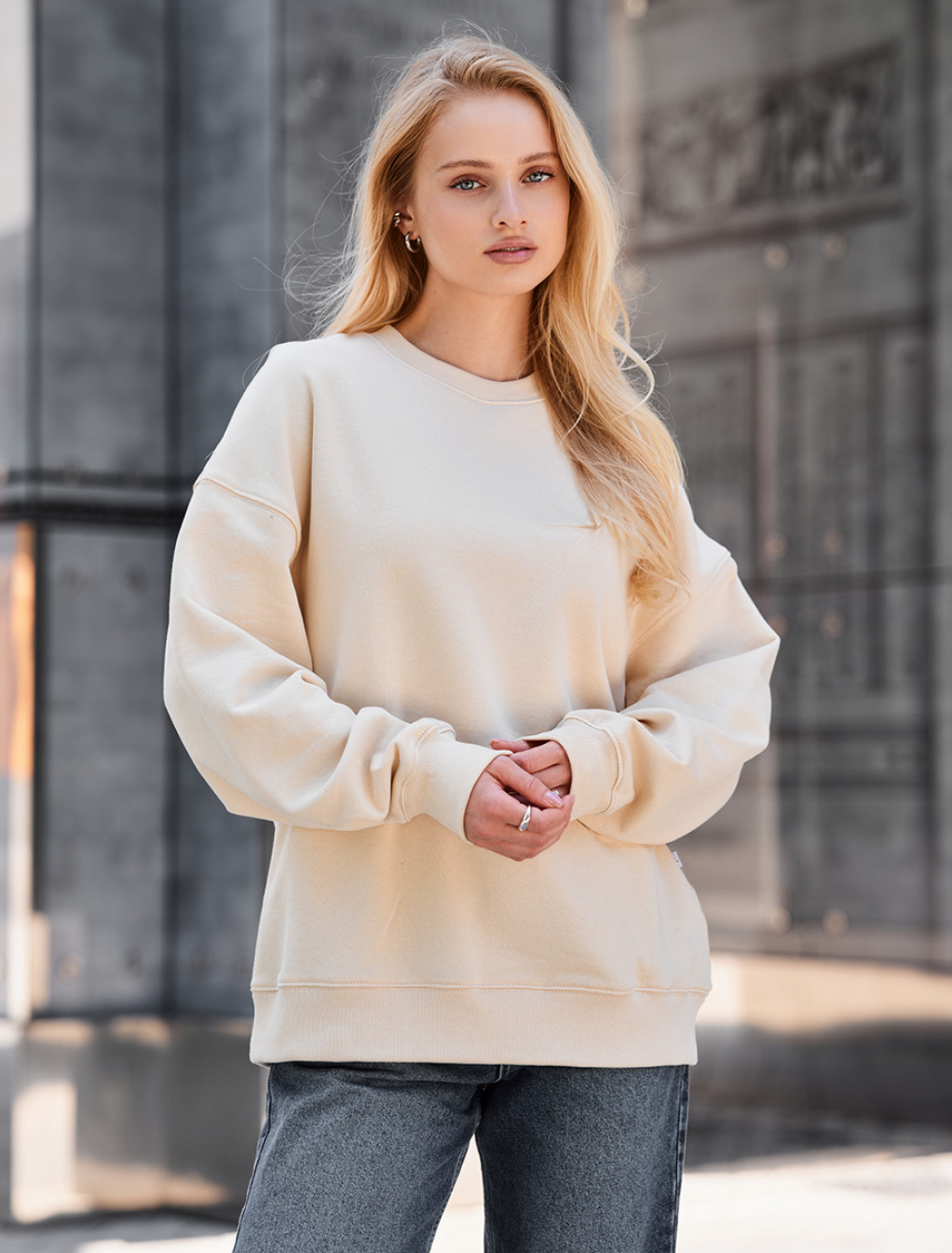 Bluza Staff s milk oversize