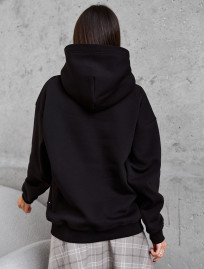 Bluza Staff black oversize fleece
