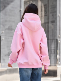 Bluza Staff pink oversize fleece