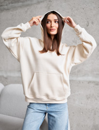 Bluza Staff milk oversize fleece