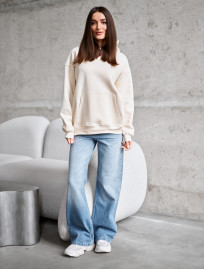 Bluza Staff milk oversize fleece