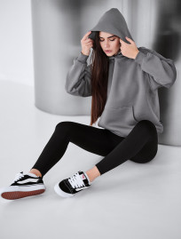 Bluza Staff gray oversize fleece