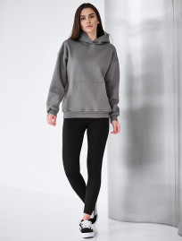 Bluza Staff gray oversize fleece