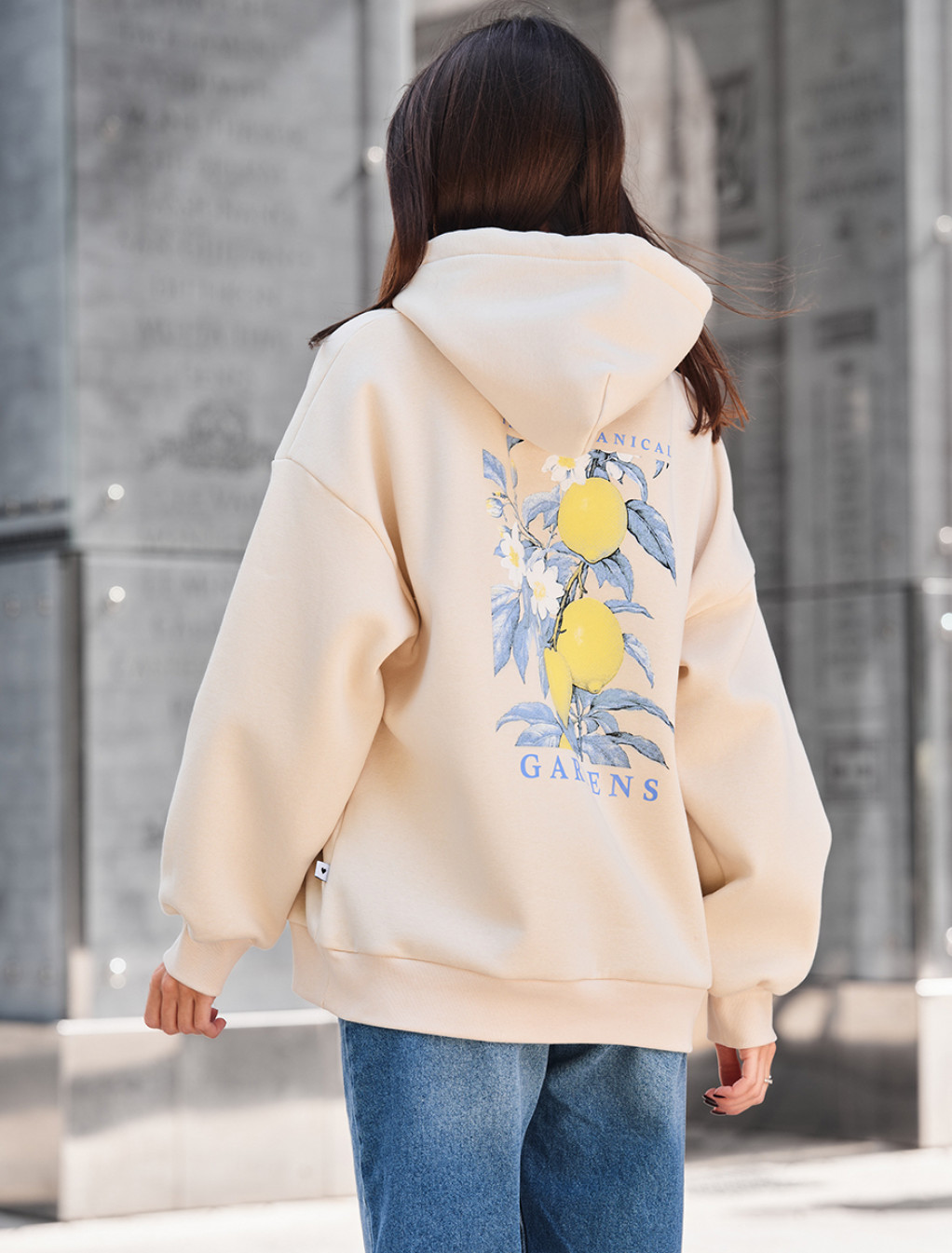 Bluza Staff gardens oversize fleece