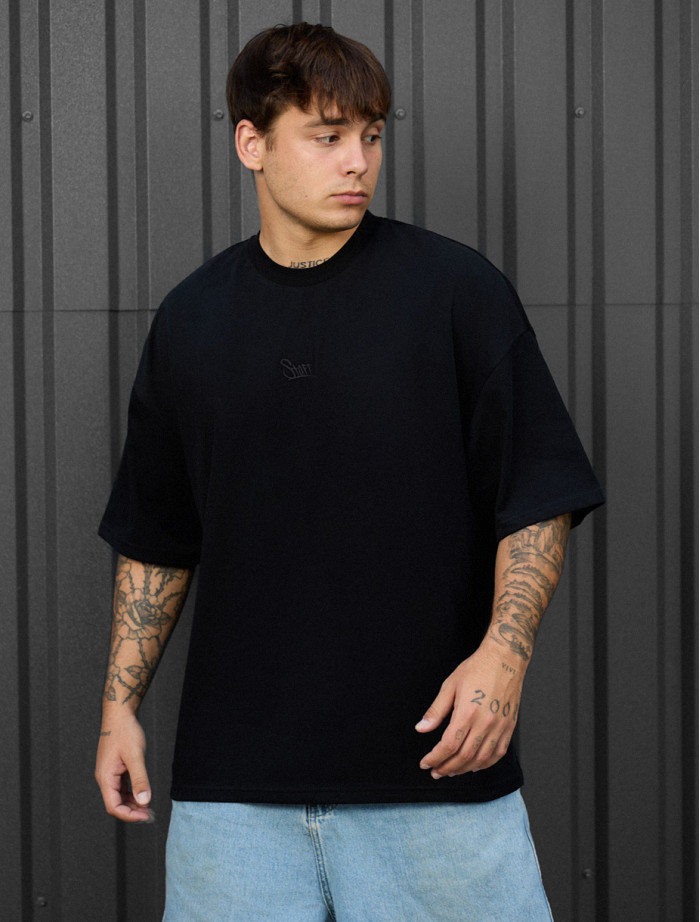 Koszulka Staff black logo oversize