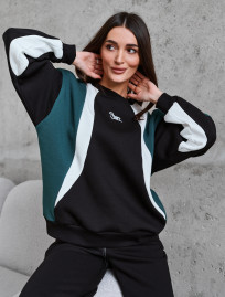 Bluza Staff st mix 2 logo oversize fleece