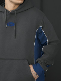 Bluza Staff ra dark gray & navy reflective