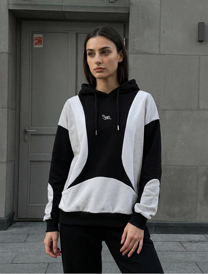 Bluza Staff cus logo mix oversize