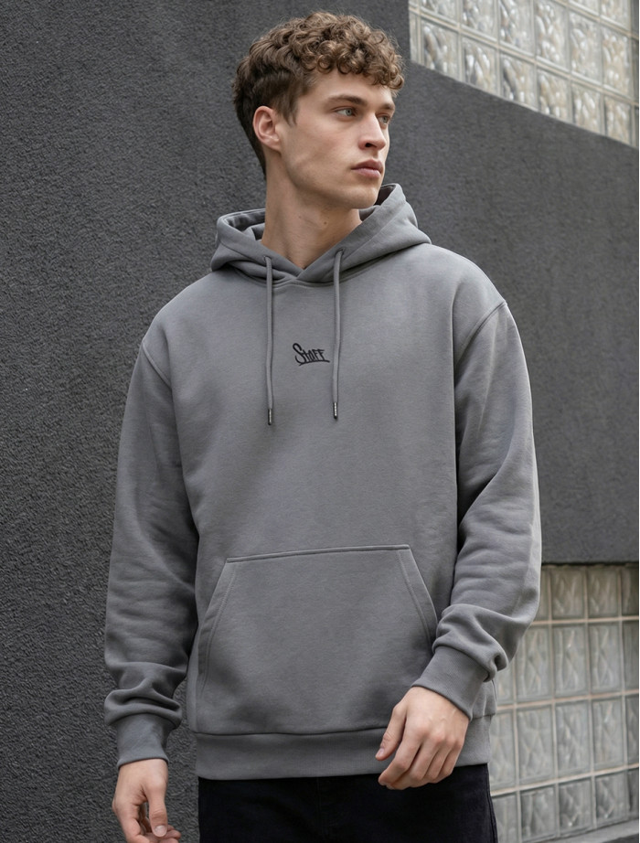 Bluza Staff logo gray oversize