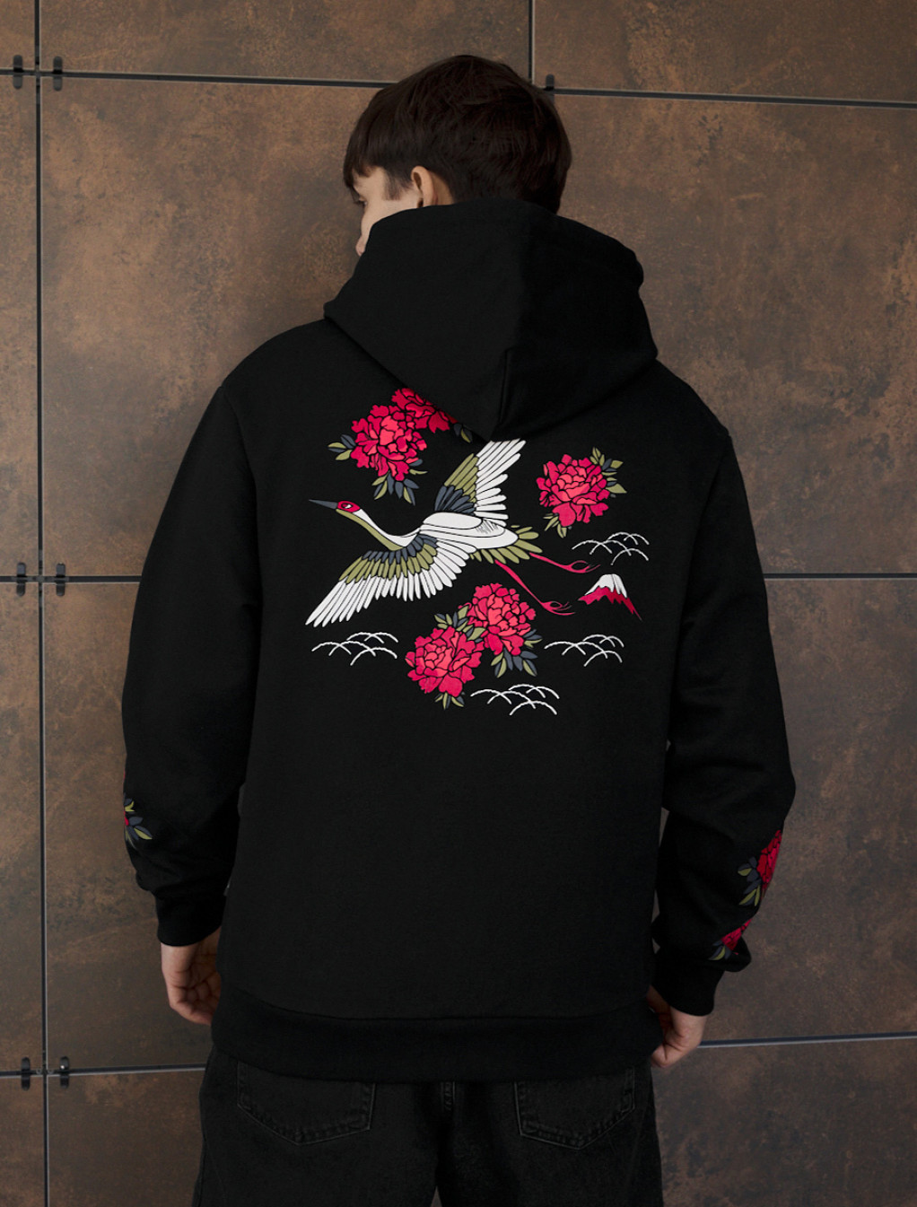 Bluza Staff stork & flowers oversize