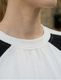 Longsleeve Staff sim white & black
