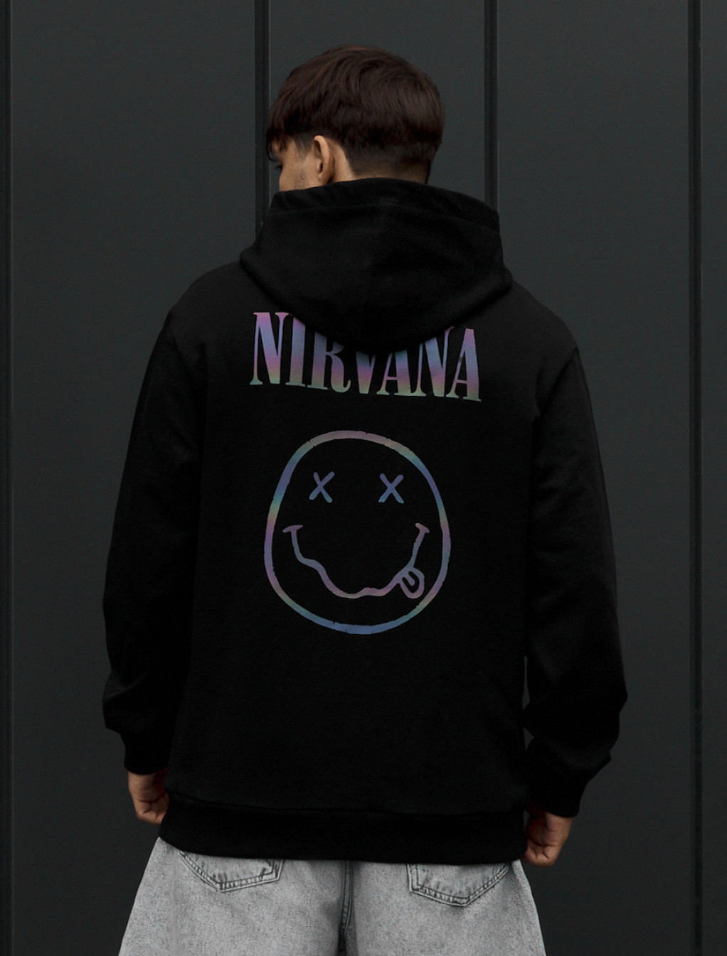 Bluza Staff nirvan reflective oversize