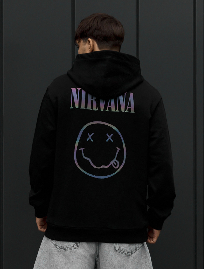 Bluza Staff nirvan reflective oversize
