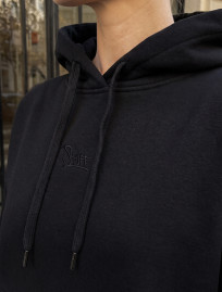Bluza Staff black logo oversize fleece