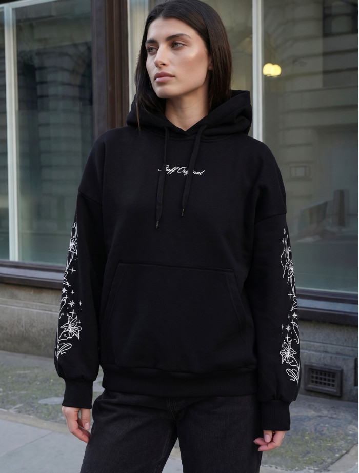 Bluza Staff bang black oversize fleece