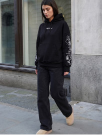 Bluza Staff bang black oversize fleece