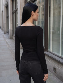 Longsleeve Staff hom black