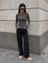 Longsleeve Staff hom dark light olive