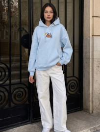 Bluza Staff croissant oversize fleece