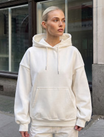 Bluza Staff champagne oversize fleece