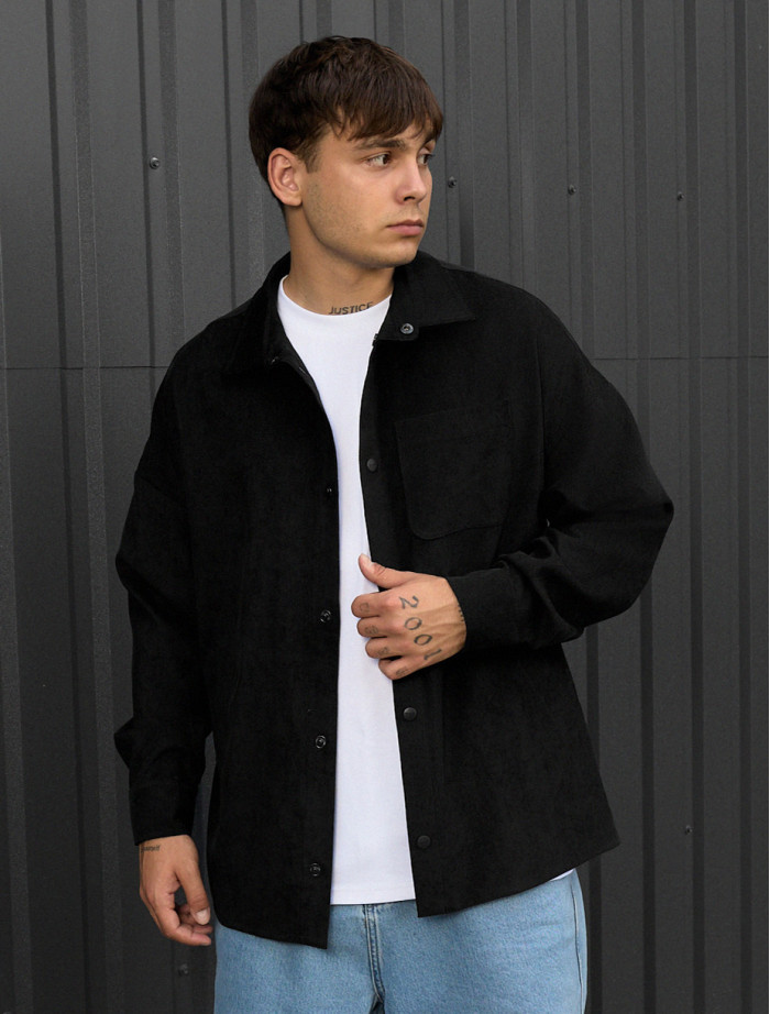 Koszula Staff velvet black