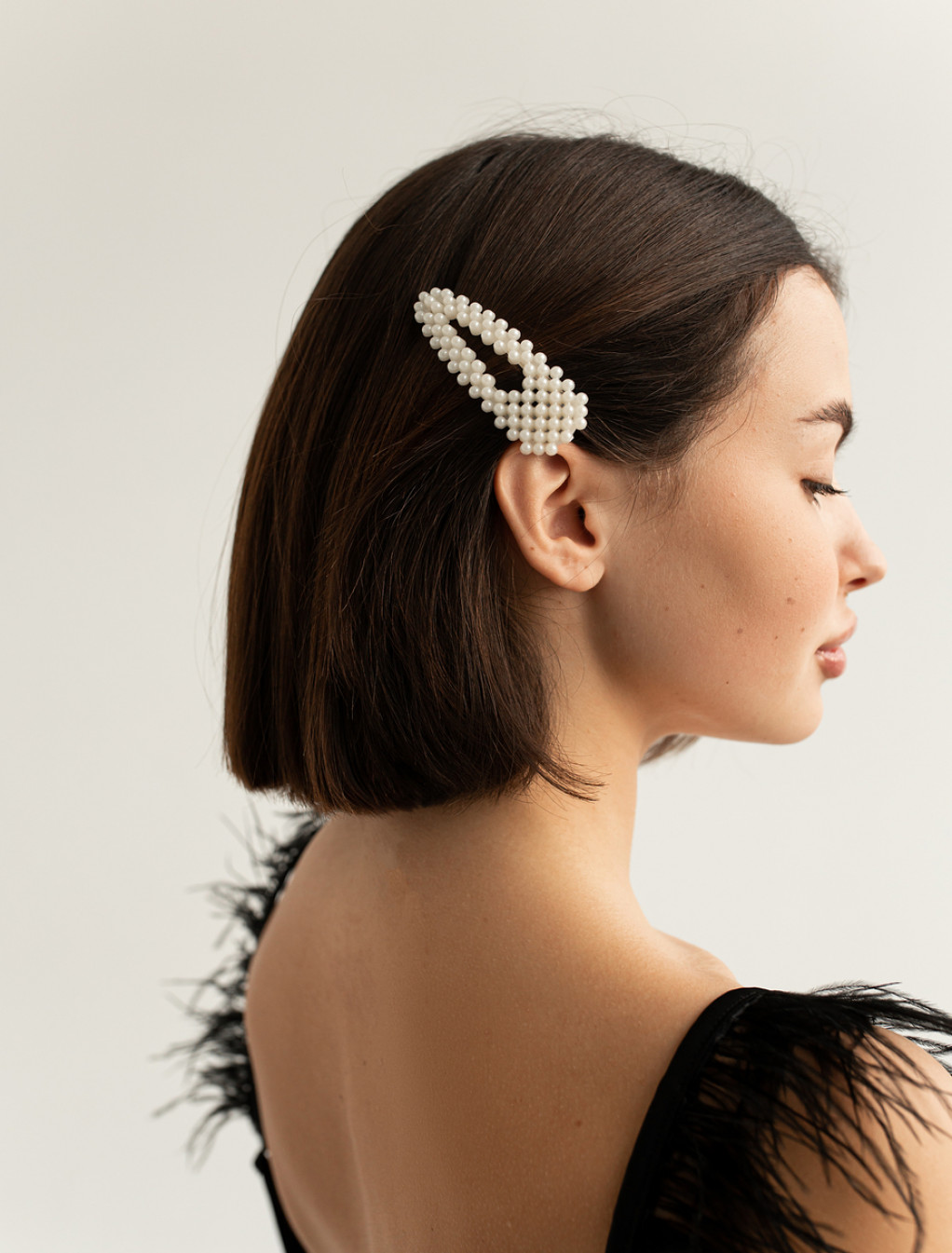 Spinka Staff white pearl (2 szt.)