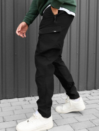 Spodnie ocieplane Staff st cargo black fleece