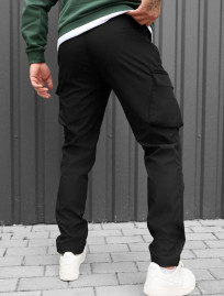 Spodnie ocieplane Staff st cargo black fleece