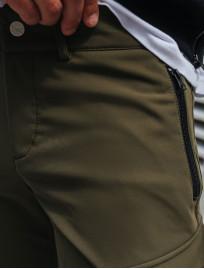 Ocieplane spodnie Staff st cargo khaki fleece