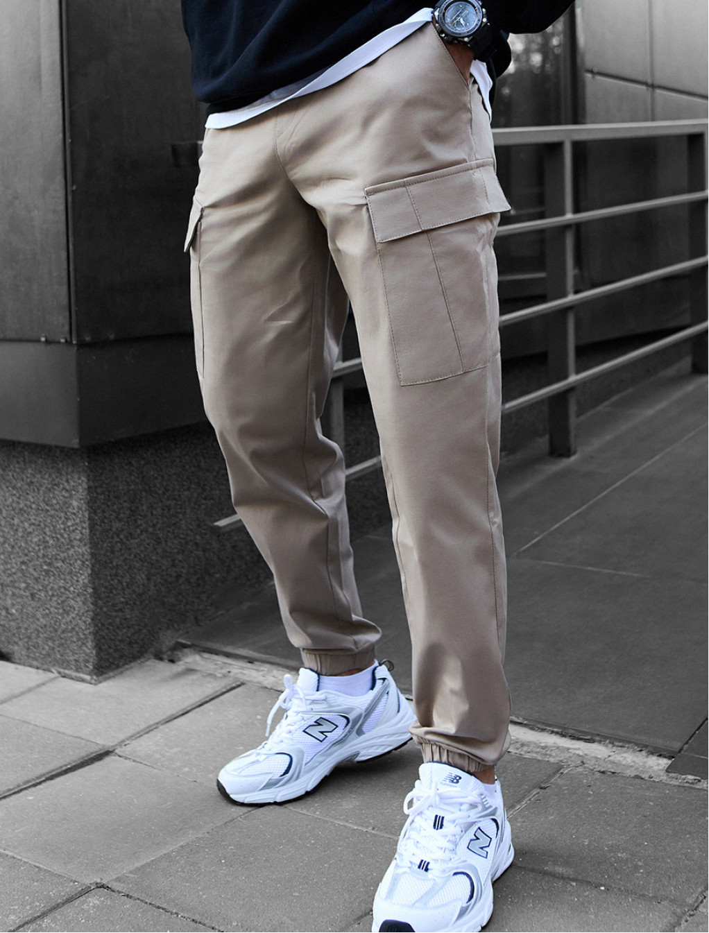 Spodnie Staff pf cargo beige