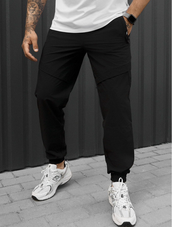 Joggery Staff spandex di black