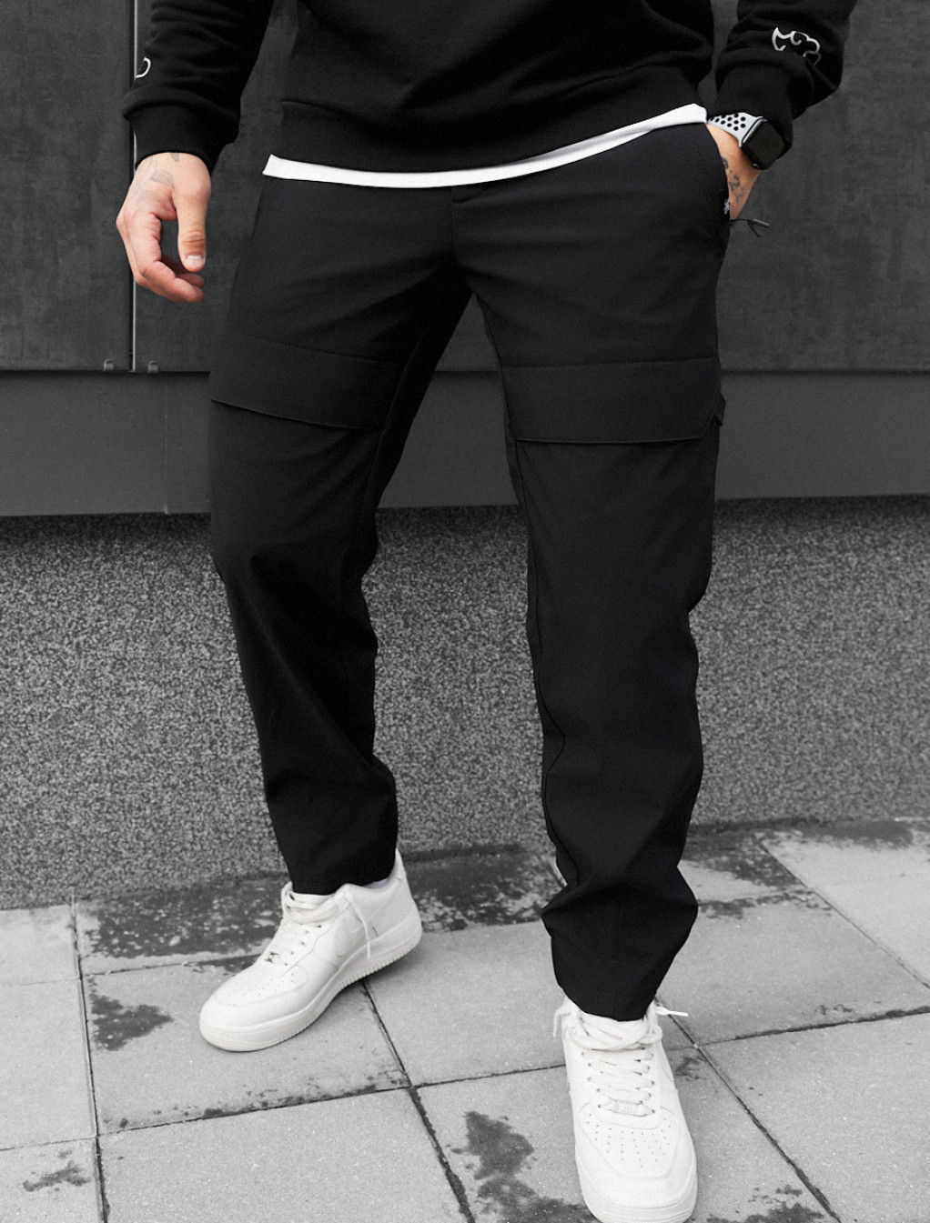 Spodnie ocieplane Staff ar black fleece