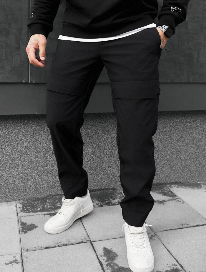 Spodnie ocieplane Staff ar black fleece