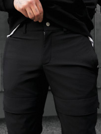Spodnie ocieplane Staff ar black fleece